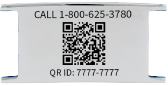 QR Code Child Titanium Medical ID Bracelet Green Camo, , pemblem image number 0